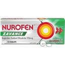 Nurofen Zavance Fast Pain Relief Tablets 256mg Ibuprofen 12 Pack