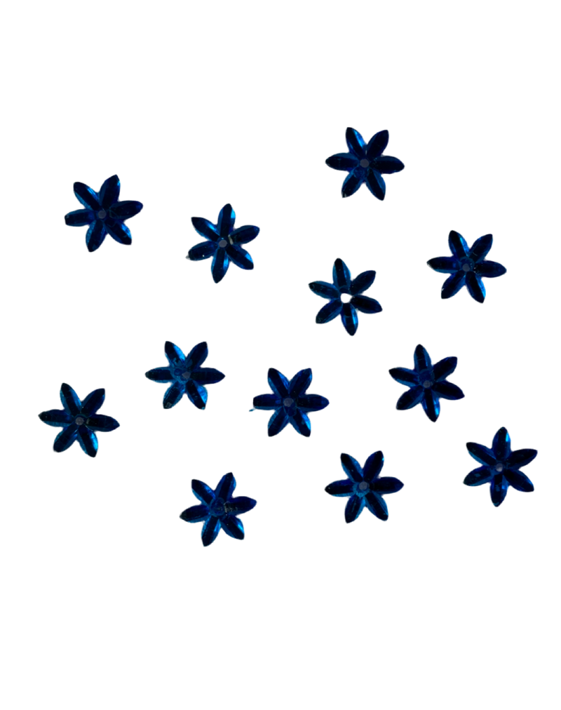 Embellishments Blue stars (Pack of 12)