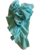 Women's Gauze Scarves, Summer Sun Protection, Breathable Shawls, Retro Coarse Raw Edge Silk Scarves