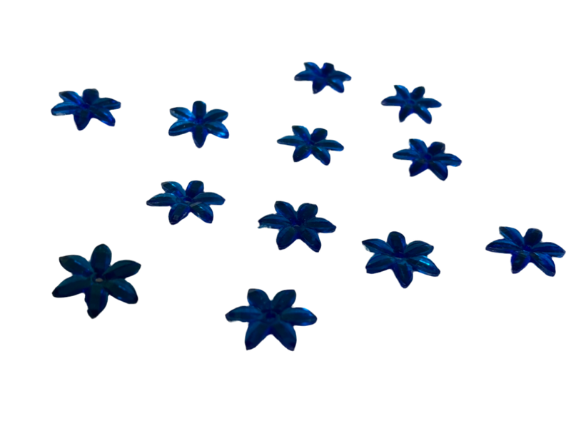 Embellishments Blue stars (Pack of 12)