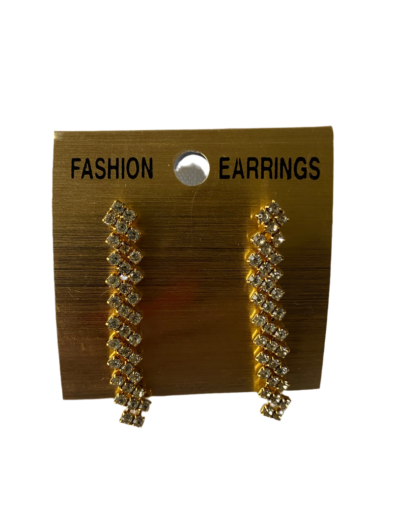 Elegant Drop & Dangle Earrings (Golden)