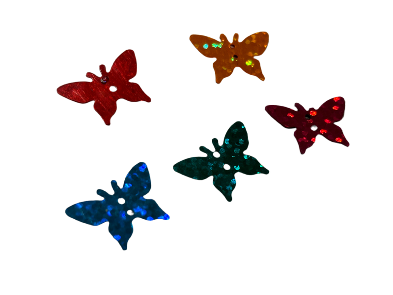 Embellishments Multicoloured Butterfly (Medium size) (Pack of 5)