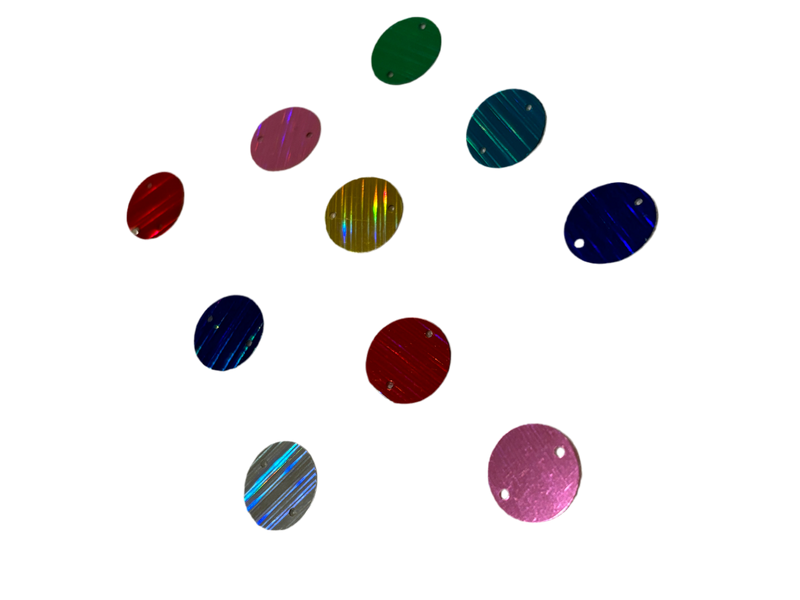 Embellishments Multicolour Circles (Medium size) (Pack of 10)