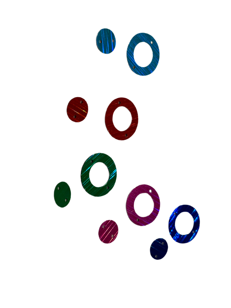 Embellishments Multicoloured Circles (Pack of 10)