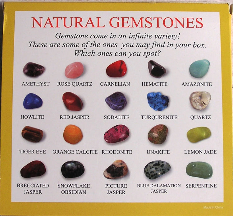 Natural Gemstone Collection Set