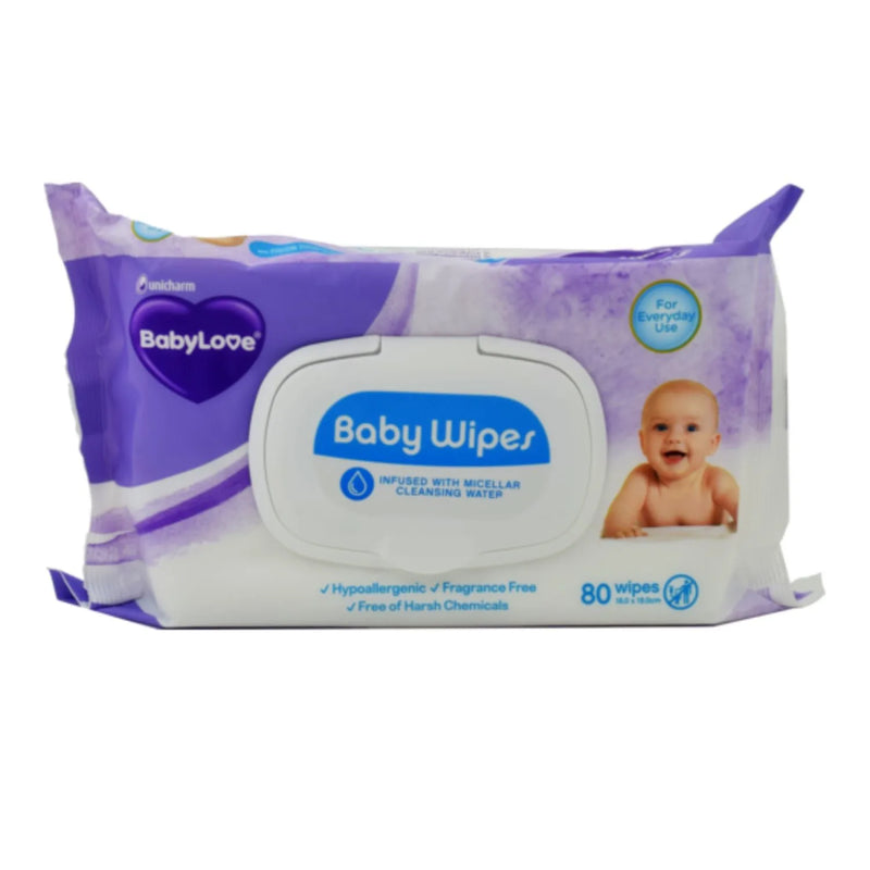 BabyLove Micellar Water Baby Wipes 80 Pack