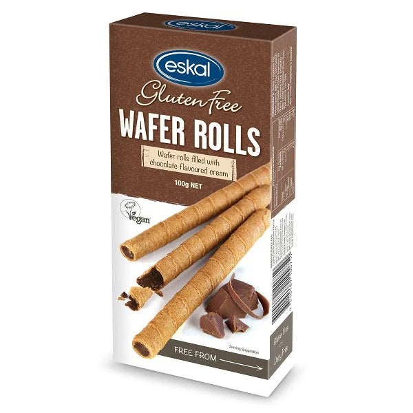 Eskal Wafer Rolls - Chocolate 100g