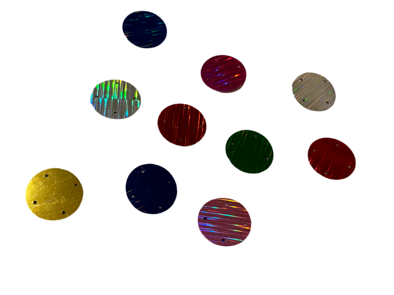 Embellishments Multicolour Circles (Large size) Pack of 10)