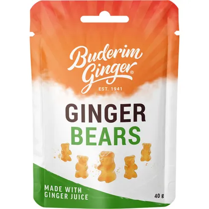 Buderim Ginger Bears 40g