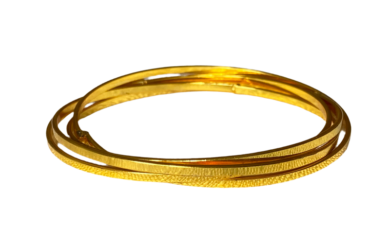 Golden bangles for kids (Age 0-3), Set of 4