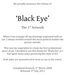 ‘BLACK EYE’ Artwork