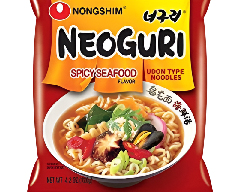 Nong Shim Neoguri Noodle Soup Seafood & Spicy 120g