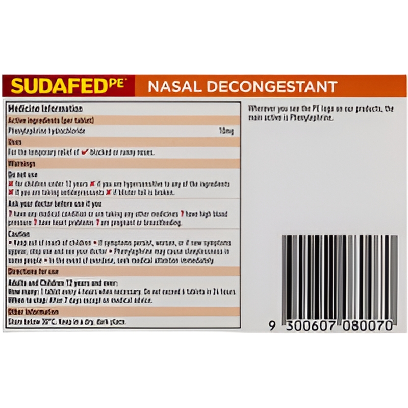 Sudafed 20 Pack