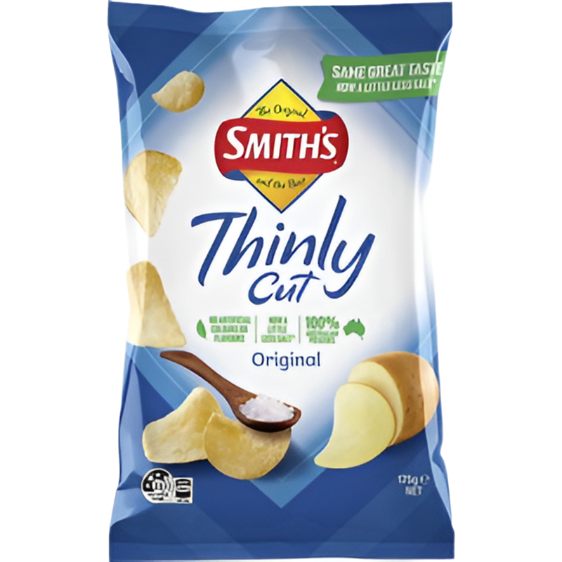 Smiths Thinly Cut Chips Original 175g