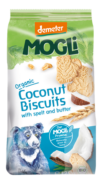 Mogli Organic Coconut Biscuits 125g