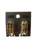Rectangle Hoop Earrings (Golden)