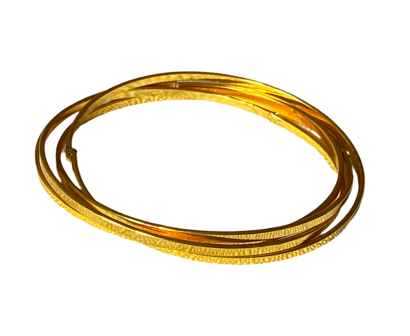 Golden bangles for kids (Age 0-3), Set of 4