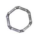 Black-green translucent bangle for kids (Age 2-6)