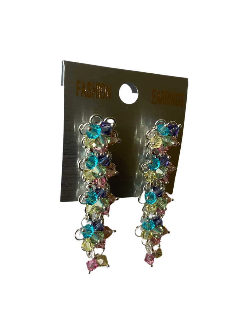 Floral Drop & Dangle Earrings (Multicolor)