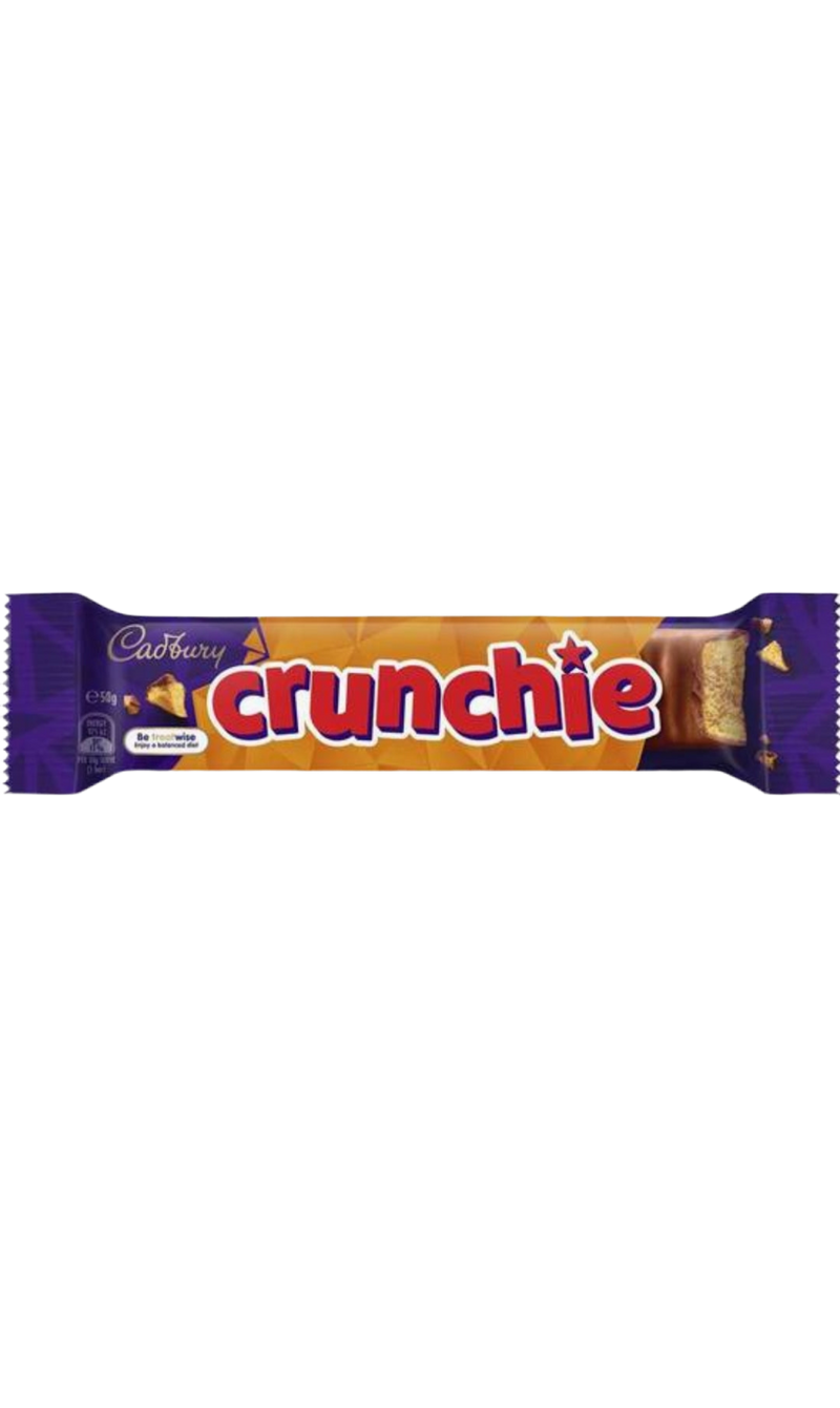 Cadbury Crunchie Chocolate Bar 50g