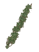 Elegant Floral Bracelet (Lime Green)