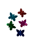 Embellishments Multicoloured Butterfly (Large size) (Pack of 5)