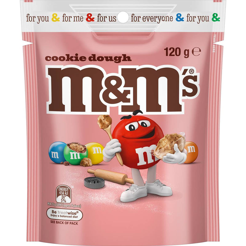 M&M's Milk Chocolate Cookie Dough Bag 120g