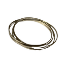 Silver bangles for kids (Age 0-3), Set of 4