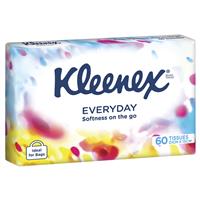 Kleenex Facial Tissue Soft Pack White 60 Pack