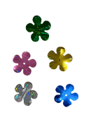 Embellishments Multicolour Flowers (Large size) (Pack of 5)