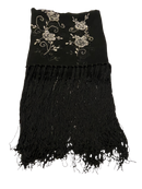 Women's Gauze Scarves, Summer Sun Protection, Breathable Shawls, Retro Coarse Raw Edge Silk Scarves