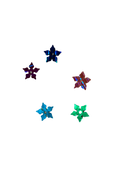 Embellishments Multicolour Stars (Small size) (Pack of 5)