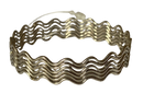 Silver Spiral bangles for kids (Age 0-3), Set of 6