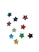 Embellishments Multicolour Stars (Small size) (Pack of 10)