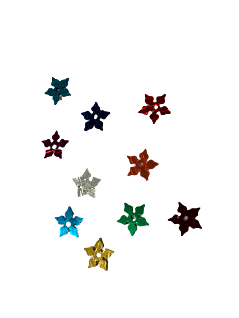 Embellishments Multicolour Stars (Small size) (Pack of 10)