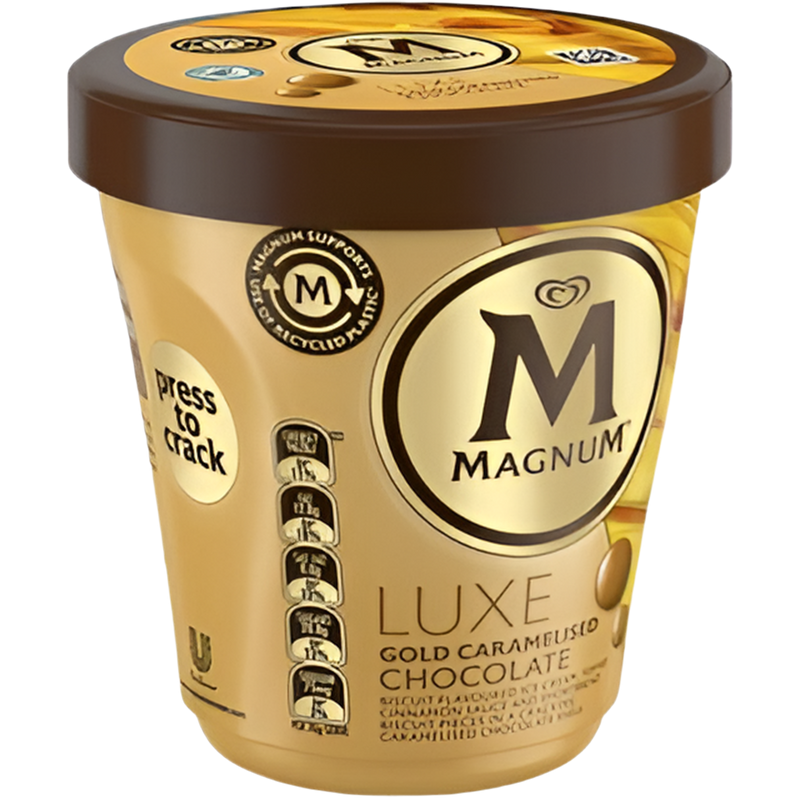 Streets Magnum Luxe Gold Caramelised Chocolate 440ml