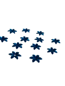 Embellishments Aqua stars (Pack of 12)