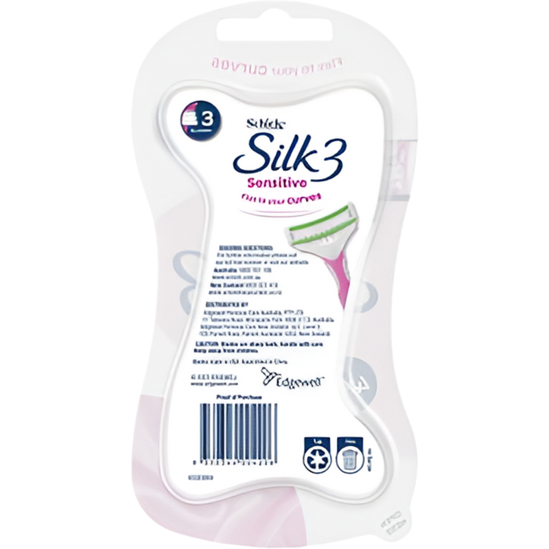 Schick Xtreme 3 Womens Sensitive Disposable Razor 4 Pack