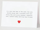 ‘Bad2’ Happy Valentines Card