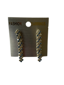 Elegant Drop & Dangle Earrings (Blue & Silver)