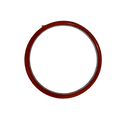 Orange-black translucent bangle for kids (Age 3-6)
