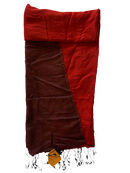 Women’s Doublesided Wool Blend Indian Handicraft Woven Shawls, Scarf, Wraps (Full length)