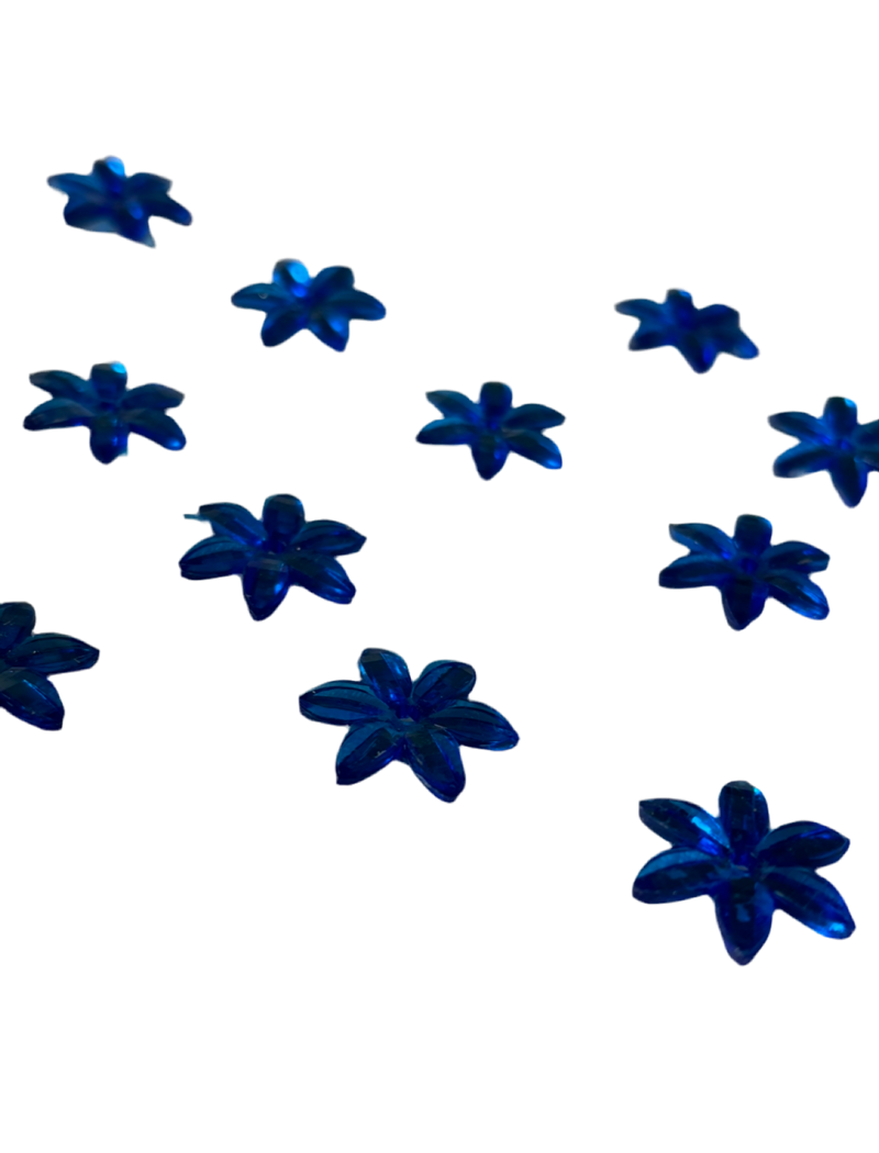 Embellishments Blue stars (Pack of 12)