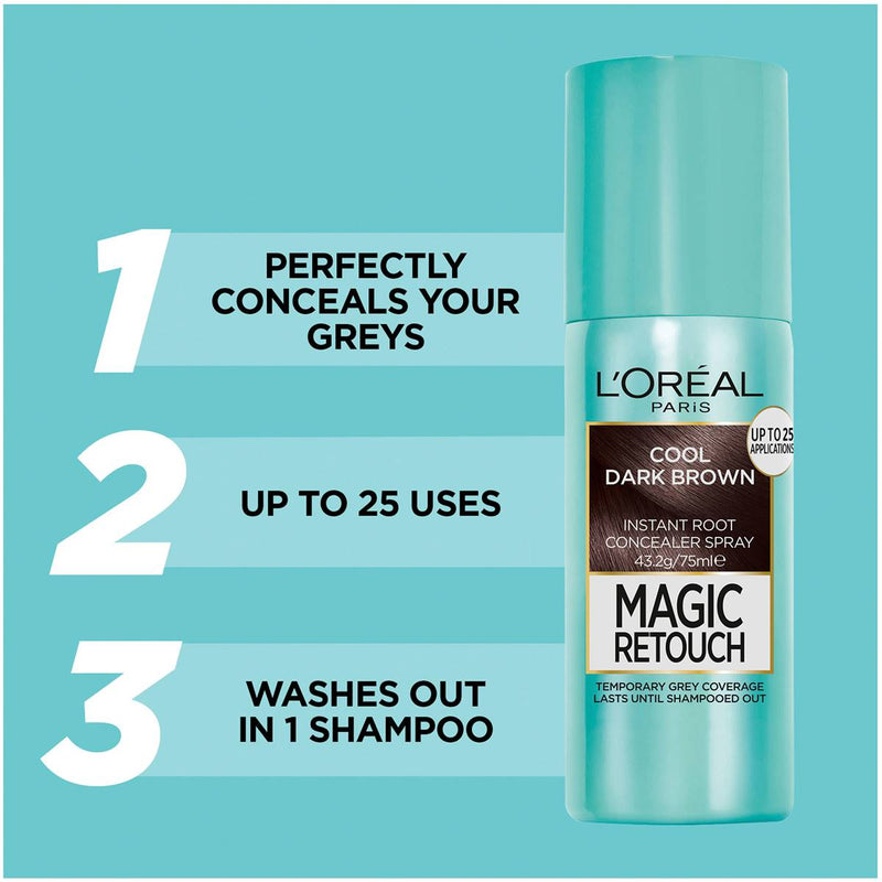 L'Oreal Magic Retouch Dark Brown 75mL