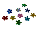 Embellishments Multicolour Flowers (Large size) (Pack of 10)