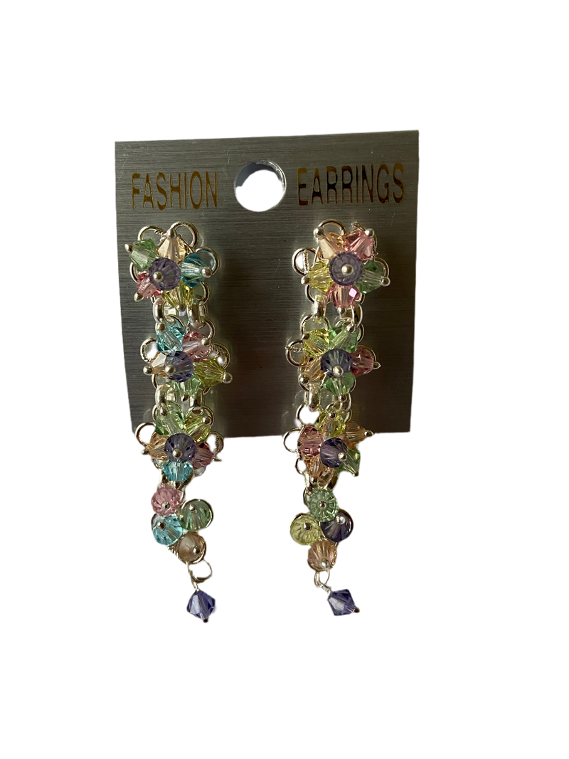 Floral Drop & Dangle Earrings (Multicolor)