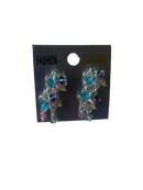 Small Floral Drop & Dangle Earrings (Multicolor)