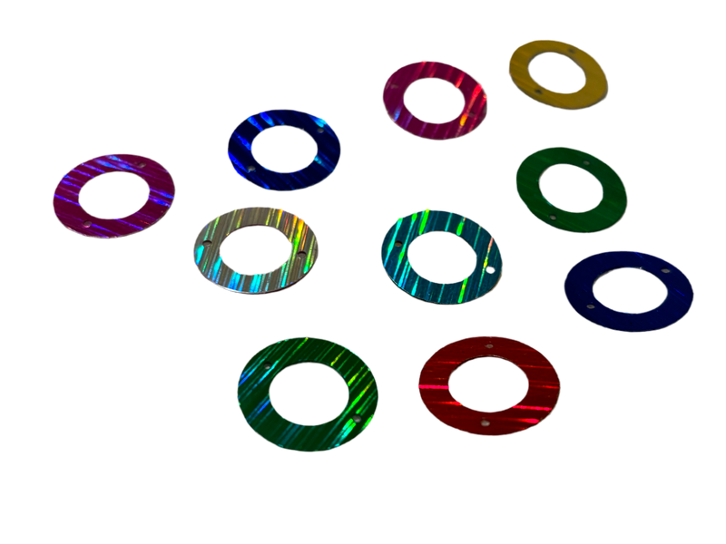 Embellishments Multicoloured Circles (Large size) (Pack of 10)