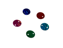 Embellishments Multicoloured Circles (Small size) (Pack of 5)