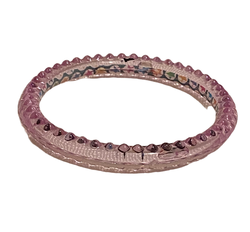 Pink translucent bangles for Kids (Age 2-6)